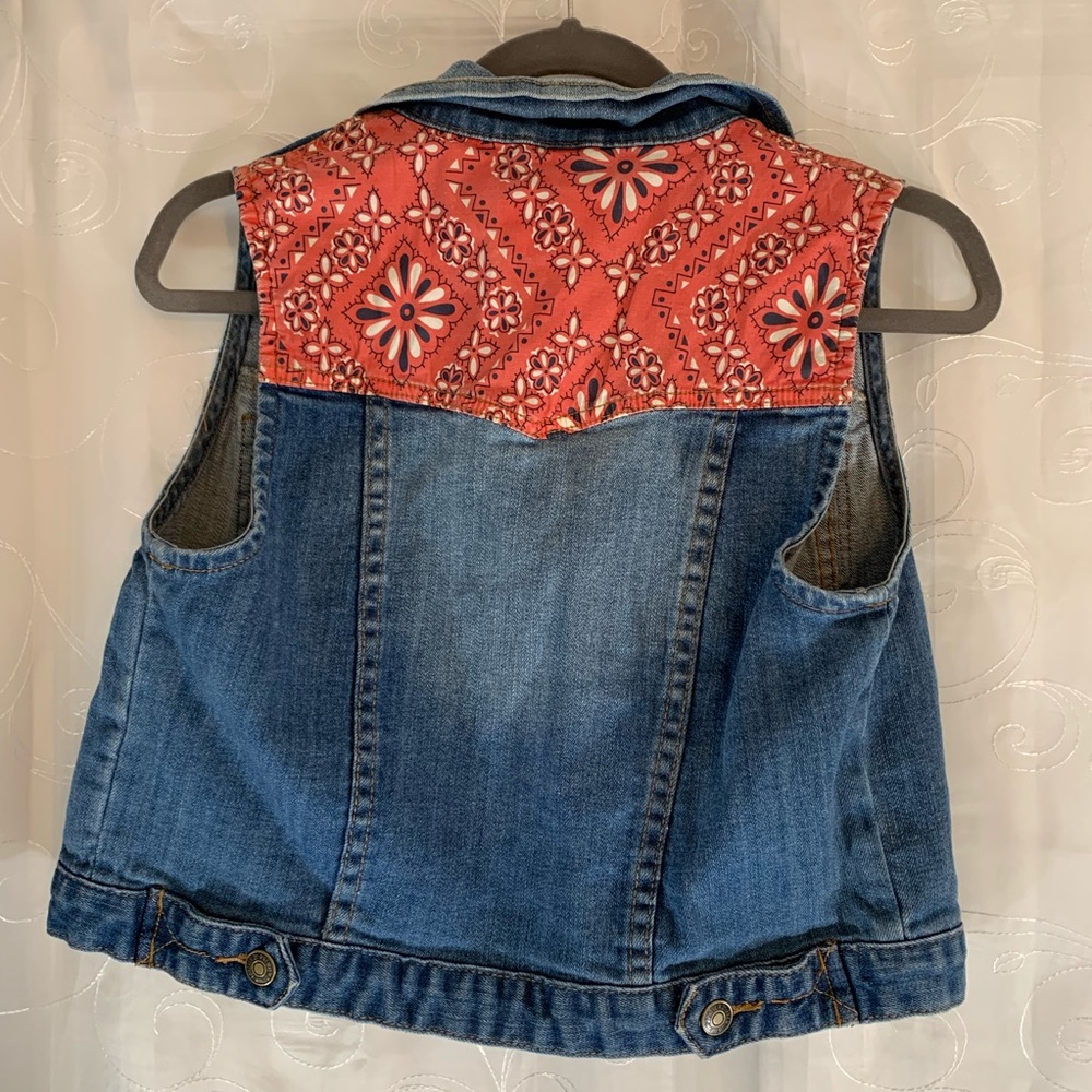 Jean jacket vest